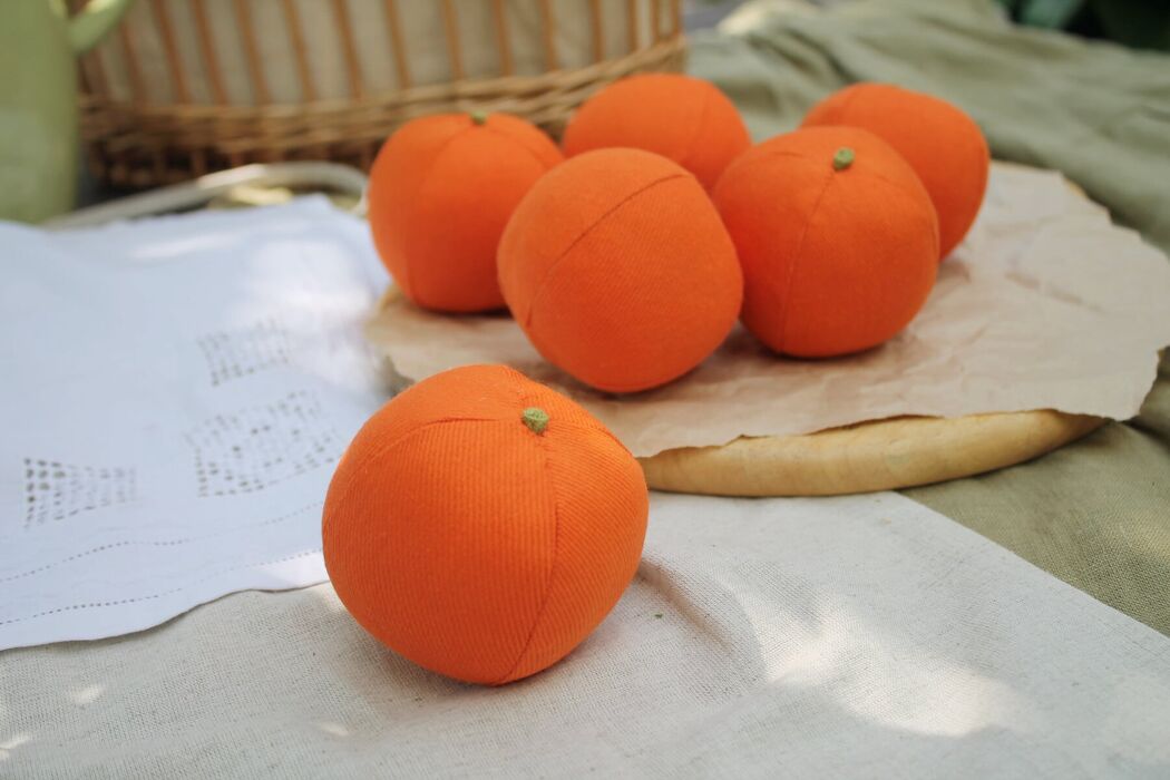 Апельсины для игры в повара. Игрушечные фрукты