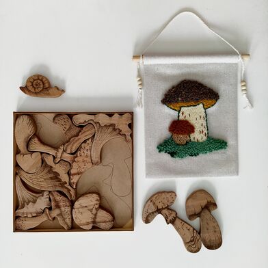Оригинальный подарочный набор для ребенка, деревянные пазлы, эко пазлы, пазлы из дерева