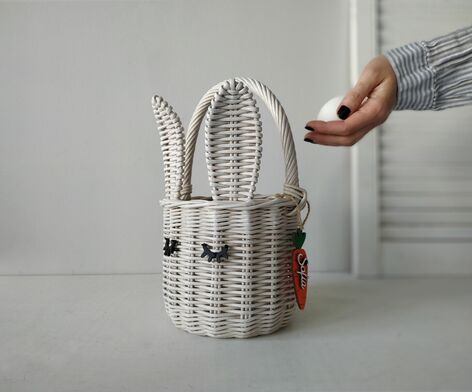 rabbit easter basket