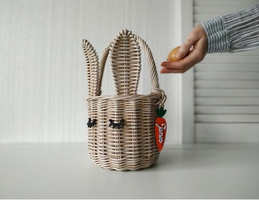 Bunny easter basket