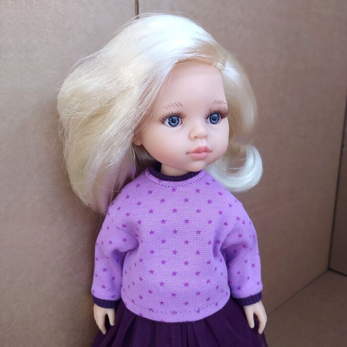 Кукла Клаудия в комплекте "Прогулка в лиловом"