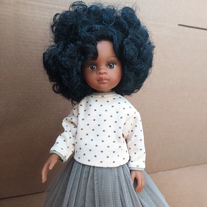 кукла Нора в комплекте одежды "Прогулка в бежевом"