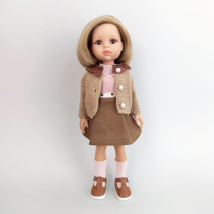 кукла Карла Paola Reina с каре и карими глазами