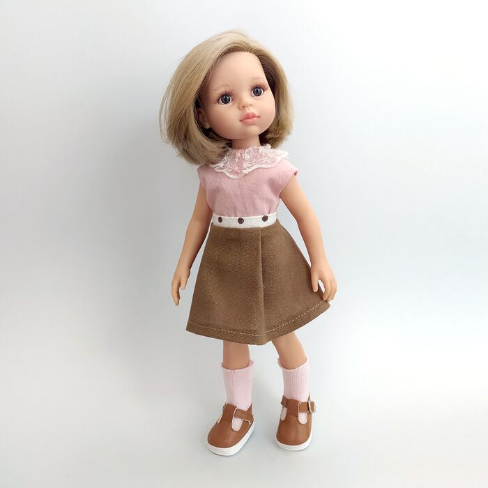 кукла Карла Paola Reina с каре и карими глазами